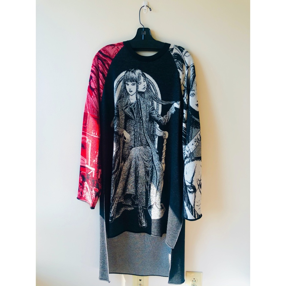 Junji Ito x Yohji Yamamoto Tomie Collection Long Sweater